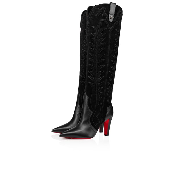 Botas Altas Christian Louboutin Santia Botta Mujer Negros | aS60stkK