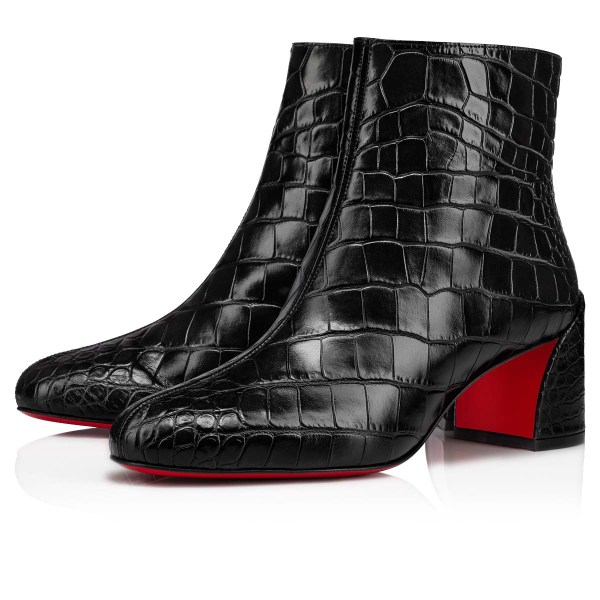 Botines Christian Louboutin Turela Mujer Negros | t2laql3b