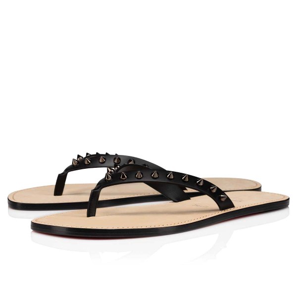 Sandalias de Diapositivas Christian Louboutin Louloulight Hombre Negros | r0vLNGYK