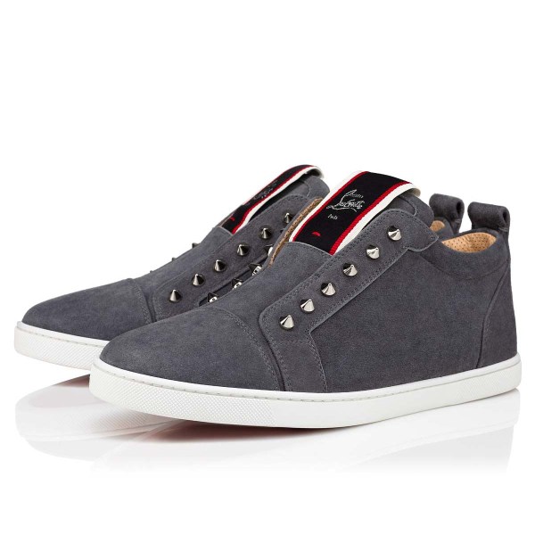 Tenis Christian Louboutin F.A.V Fique A Vontade Hombre Grises | Ir9wiAqg