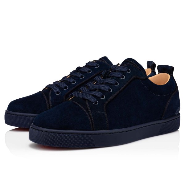 Tenis Christian Louboutin Fun Louis Junior Hombre Azules | HLpbBLNM