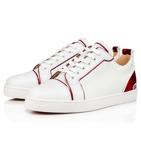 Tenis Christian Louboutin Fun Louis Junior Hombre Blancos | wZuP0mgc