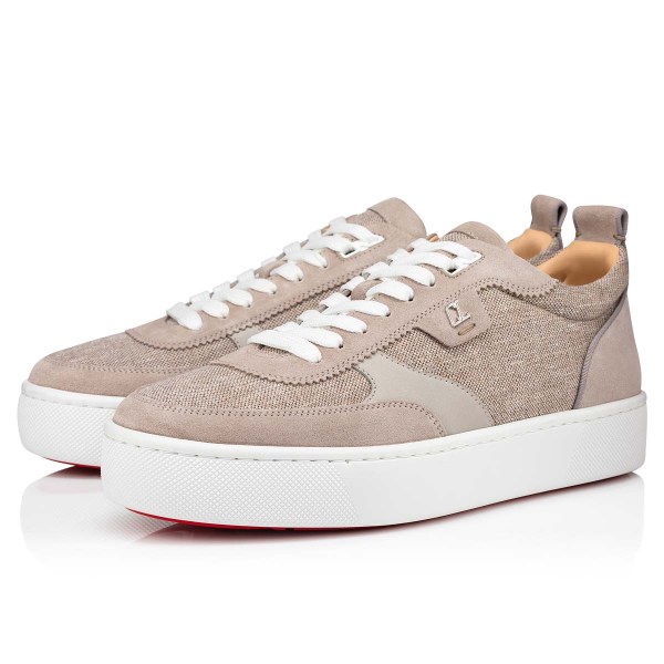 Tenis Christian Louboutin Happyrui Hombre Beige | zhg32tL2