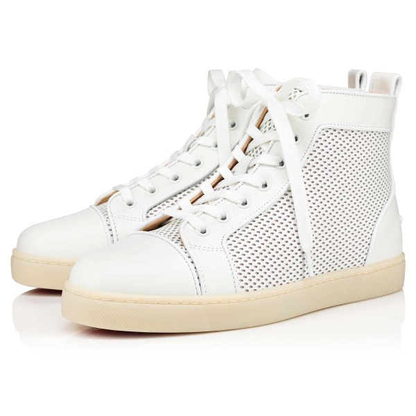 Tenis Christian Louboutin Louis Hombre Blancos | TAjMHGXf