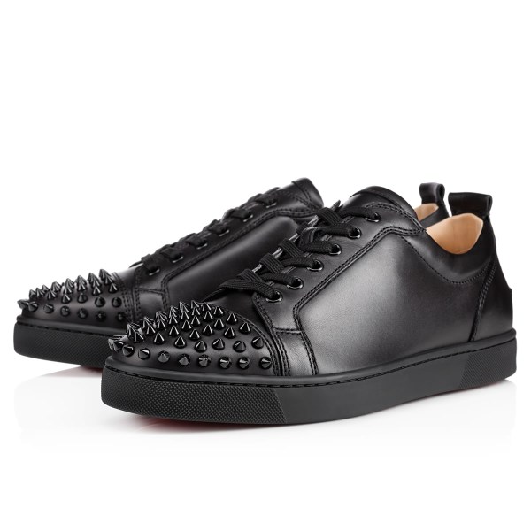 Tenis Christian Louboutin Louis Junior Spikes Hombre Negros | oXo17Ymf