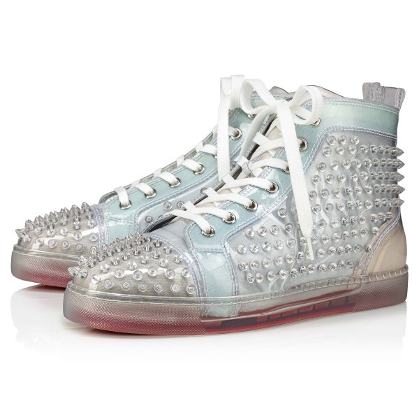 Tenis Christian Louboutin Louix Ray Hombre Plateados | 0LeuLhbH