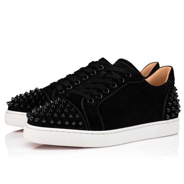 Tenis Christian Louboutin Vieira 2 Mujer Negros | MHV4Fyk5