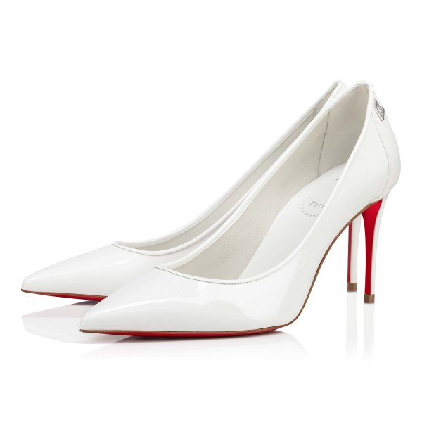 Zapatos De Salon Christian Louboutin Deportivo Kate Mujer Blancos | ezteuwaD