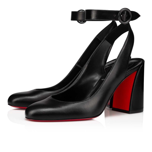 Zapatos De Salon Christian Louboutin Miss Sab Sling Mujer Negros Negros | w6jwoUwo