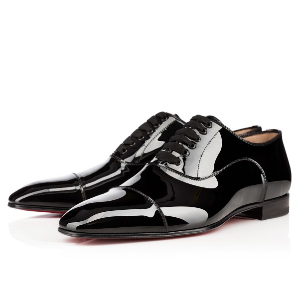 Zapatos con Cordones Christian Louboutin Greggo Hombre Negros | CoLzkBOA