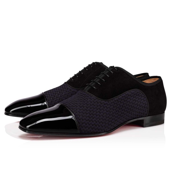 Zapatos con Cordones Christian Louboutin Greggo Hombre Negros | J86czug0