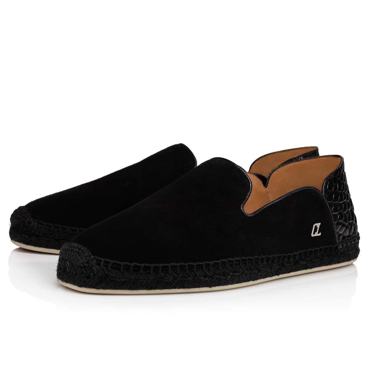 Alpargata Christian Louboutin Espadon Hombre Negros | DonXpur8