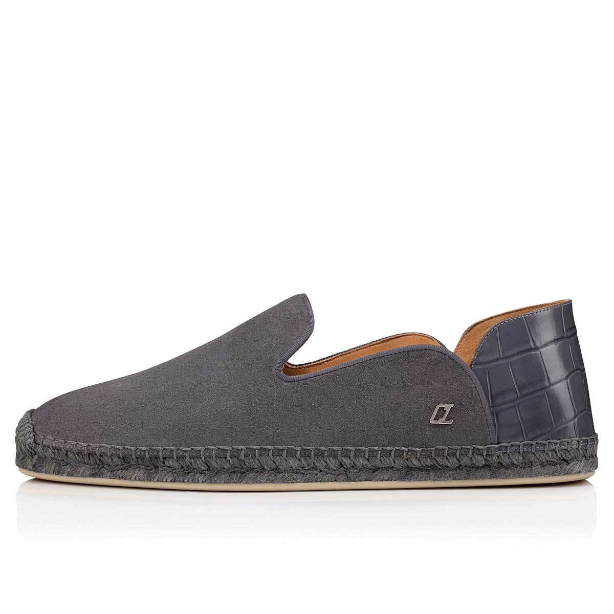 Alpargata Christian Louboutin Espadon Hombre Grises | Ulz6apgS