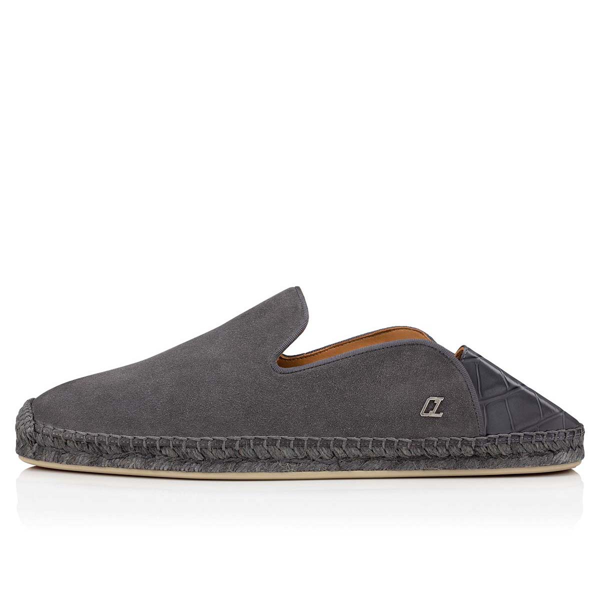 Alpargata Christian Louboutin Espadon Hombre Grises | Ulz6apgS