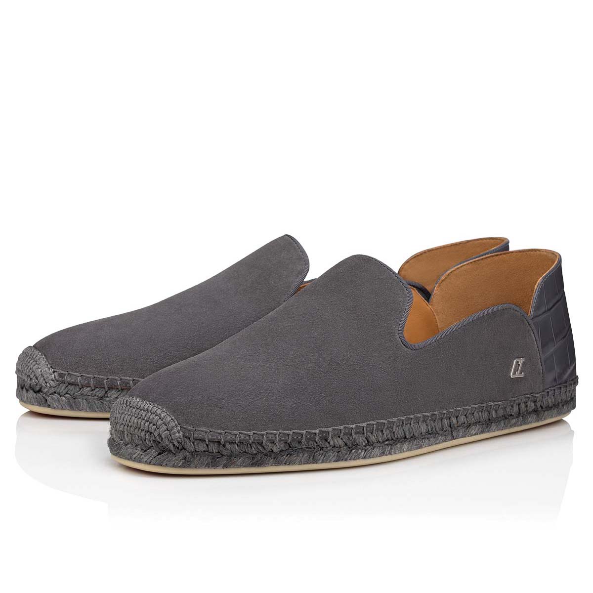 Alpargata Christian Louboutin Espadon Hombre Grises | Ulz6apgS