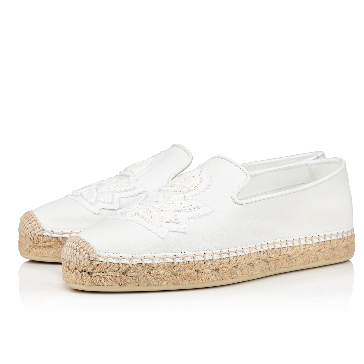 Alpargata Christian Louboutin Nanou Max Mujer Blancos | LWL6xW3H