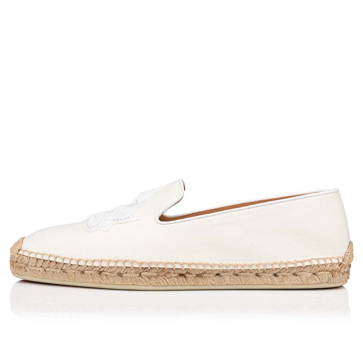 Alpargata Christian Louboutin Nanou Max Hombre Blancos | iVbBS85D