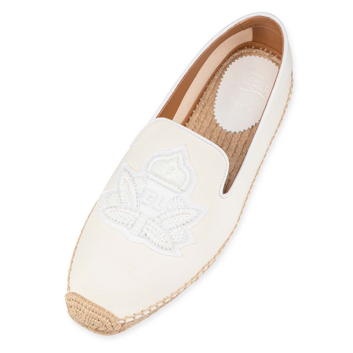 Alpargata Christian Louboutin Nanou Max Hombre Blancos | iVbBS85D