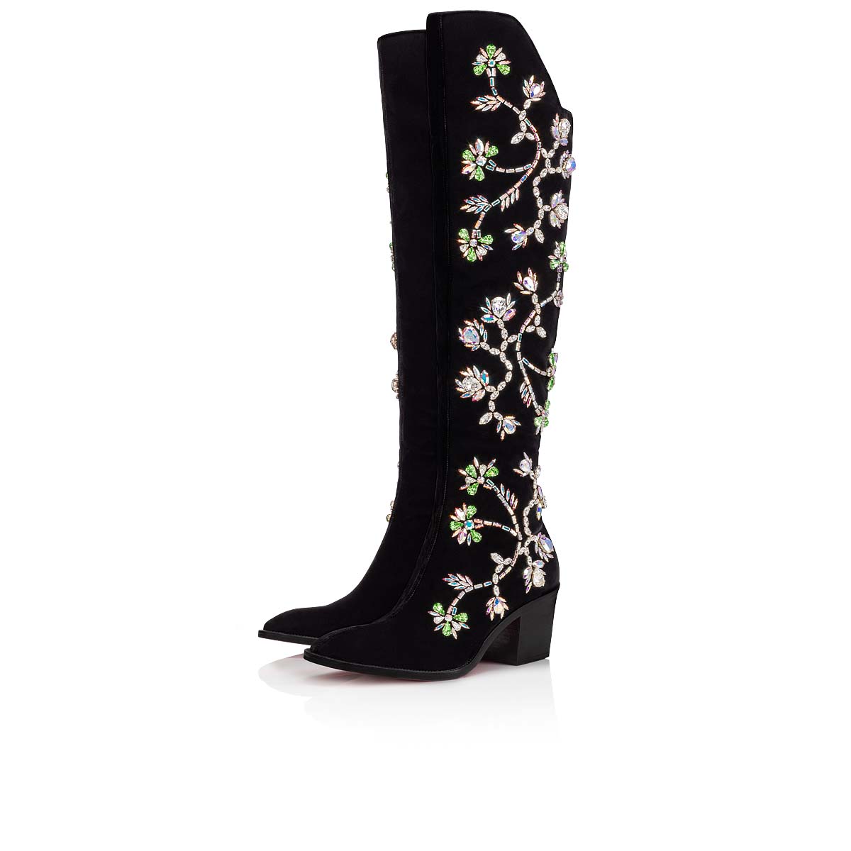 Botas Altas Christian Louboutin Morgan Fleur Mujer Negros | ogb0OCYm