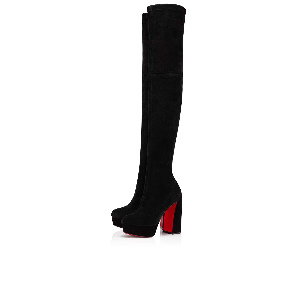 Botas Altas Christian Louboutin Movida Mujer Negros | H1uP8foS