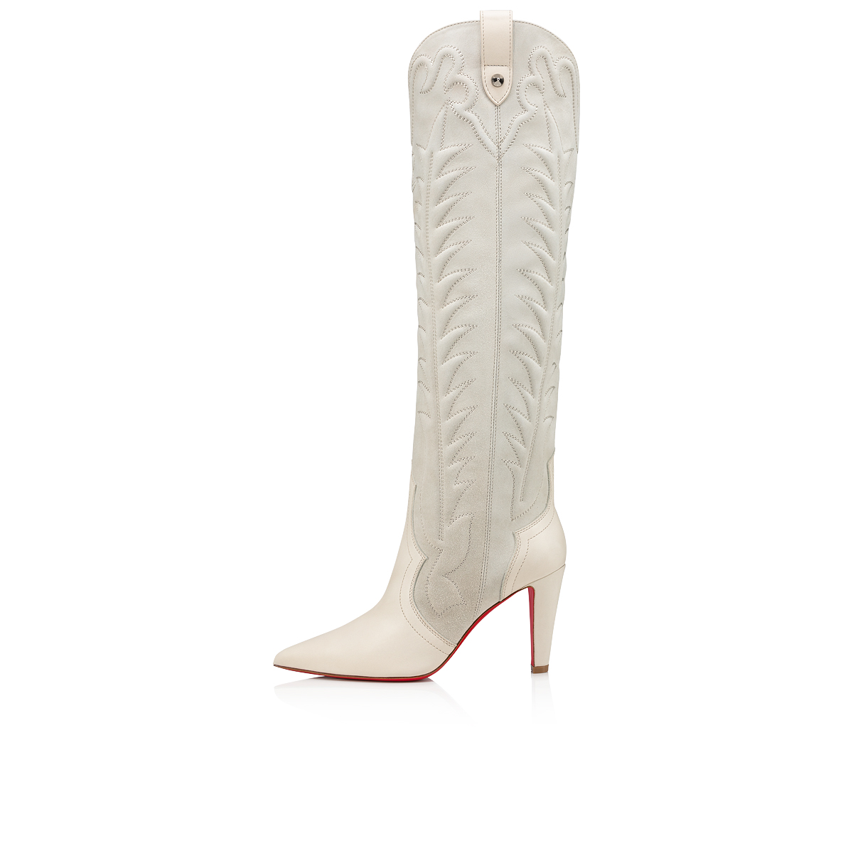 Botas Altas Christian Louboutin Santia Botta Mujer Blancos | 2oYavtJl