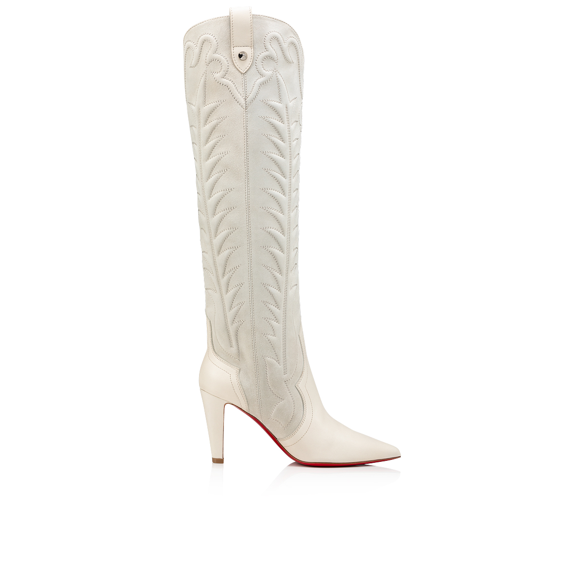 Botas Altas Christian Louboutin Santia Botta Mujer Blancos | 2oYavtJl