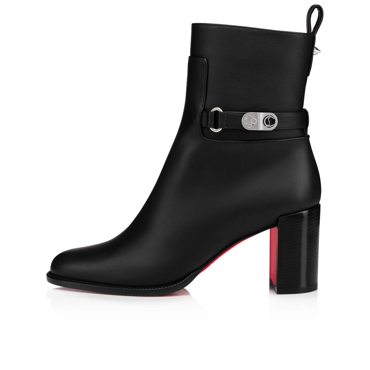 Botines Christian Louboutin Lock Booty Mujer Negros Negros | 2Yu8BR9k