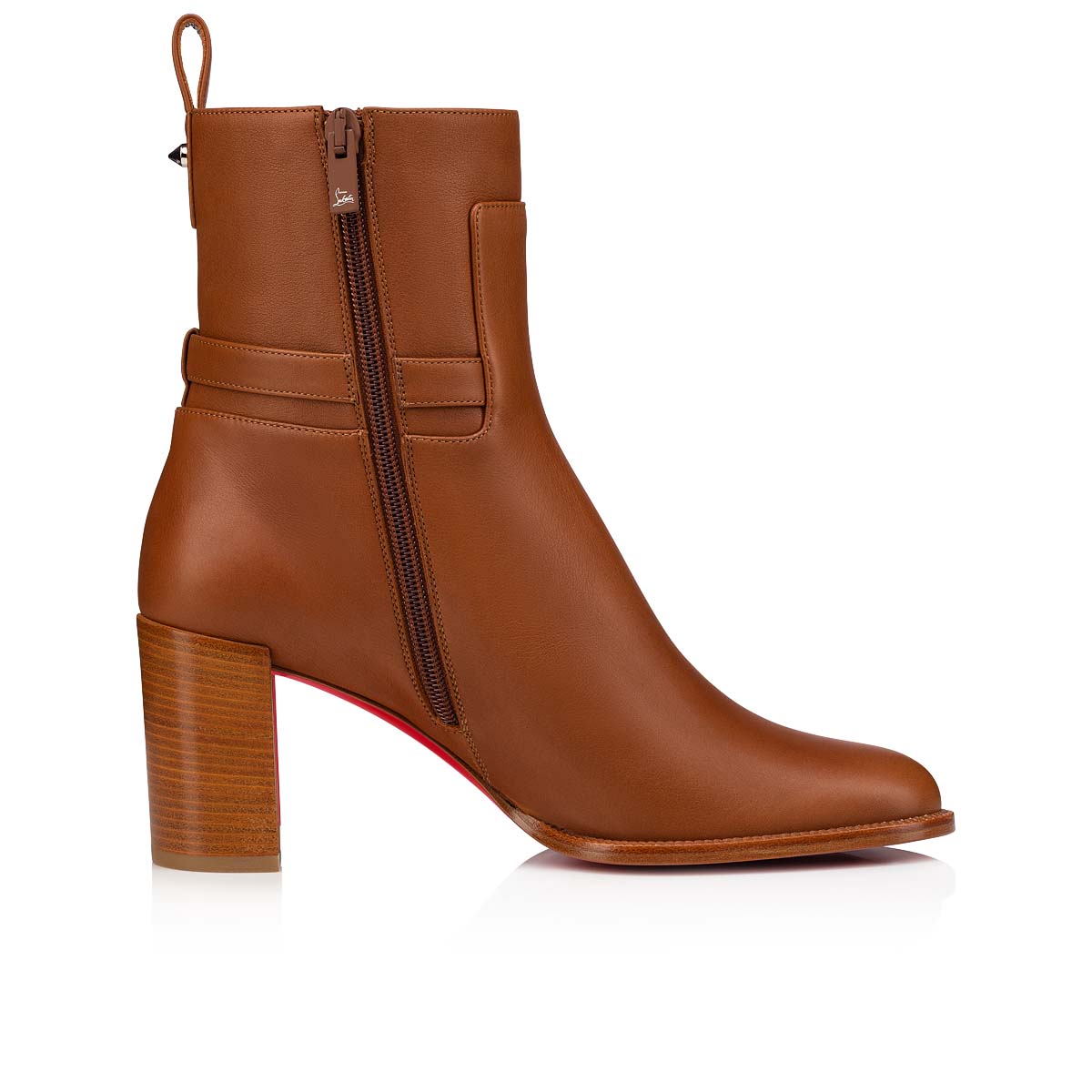 Botines Christian Louboutin Lock Booty Mujer Marrom | r2JYYLs0