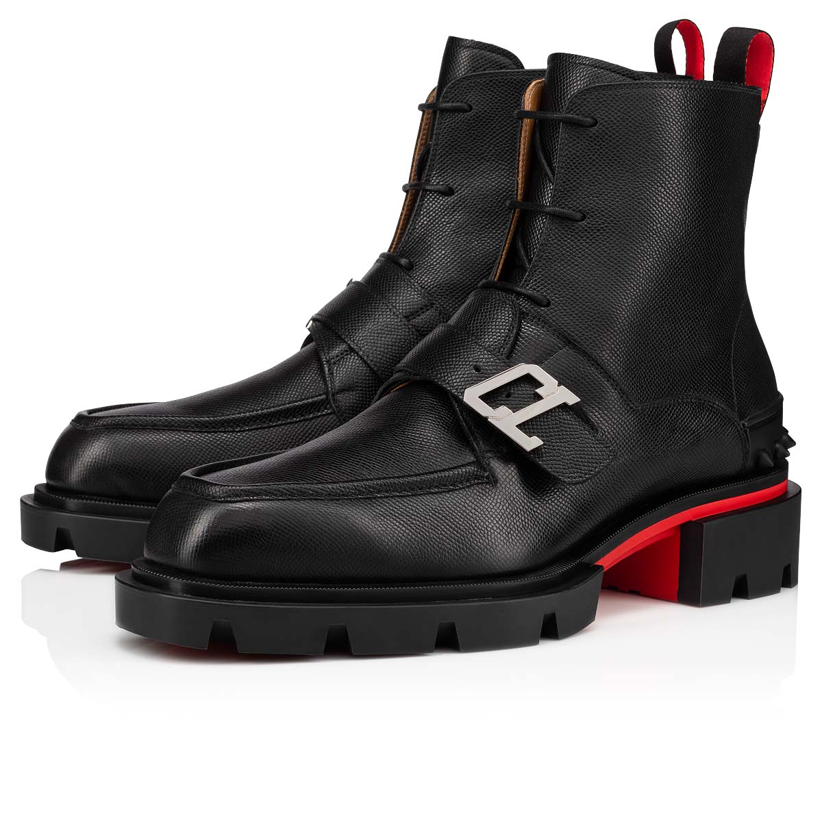 Botines Christian Louboutin Our Georges B Hombre Negros | T8BltJGV