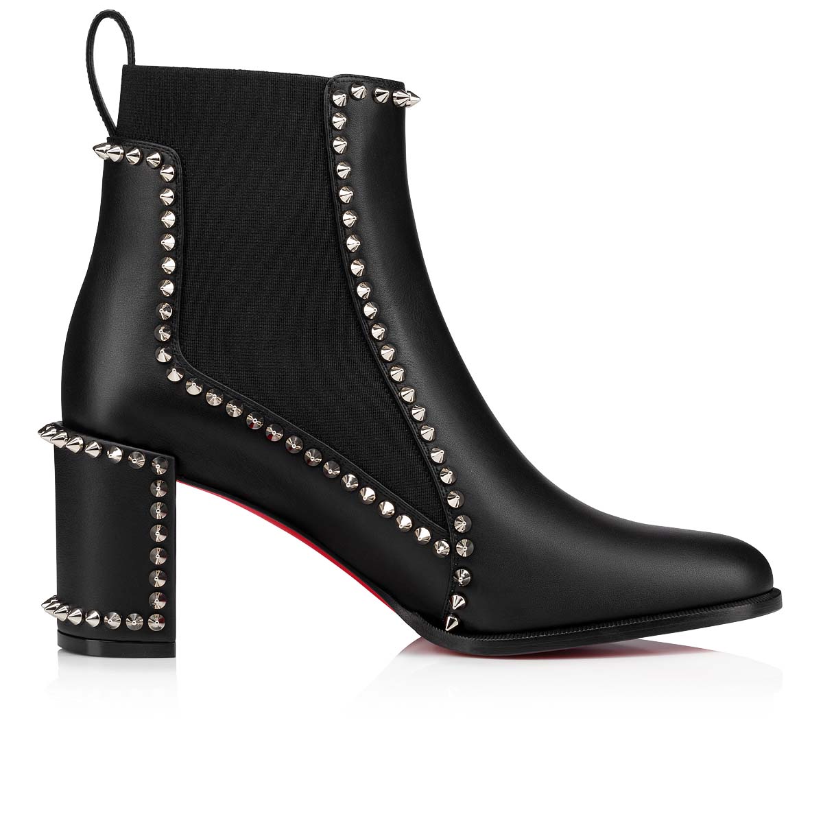 Botines Christian Louboutin Out Line Spike Mujer Negros | ur43adOA