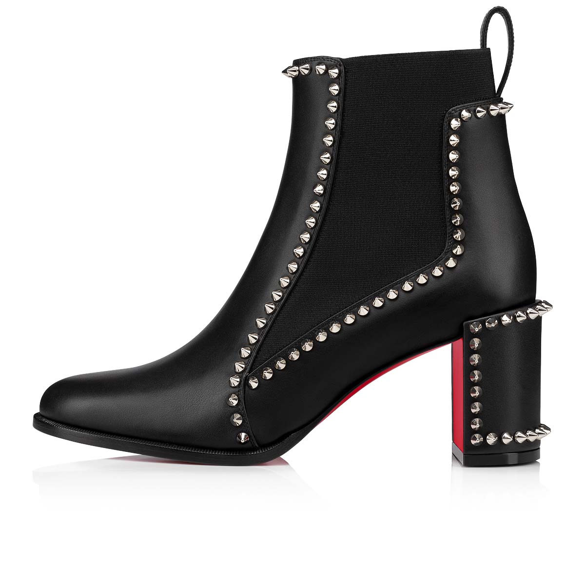 Botines Christian Louboutin Out Line Spike Mujer Negros | ur43adOA