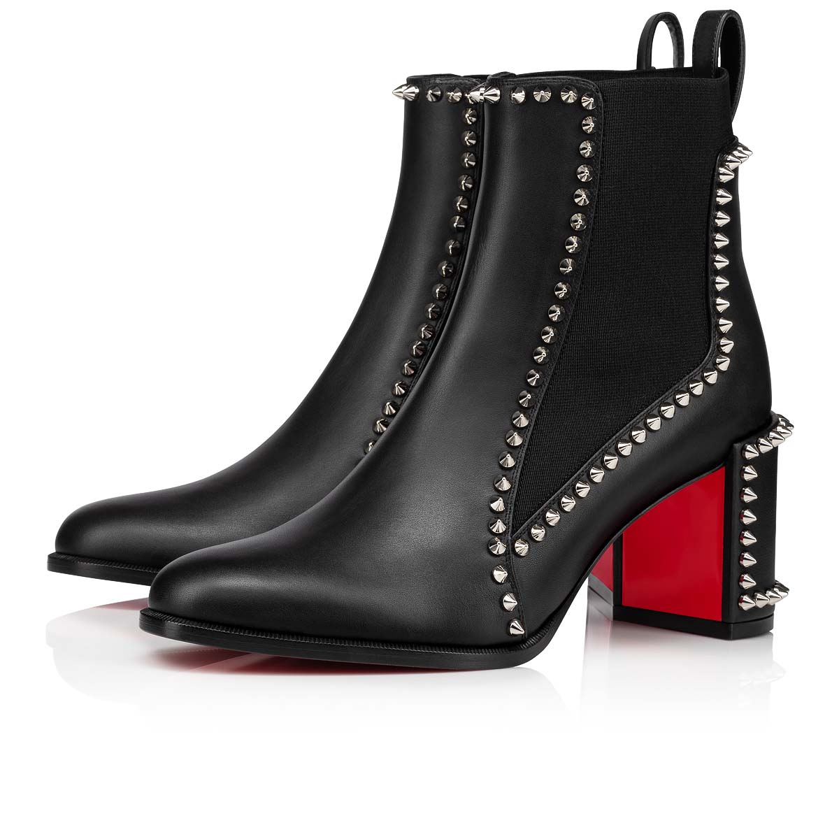 Botines Christian Louboutin Out Line Spike Mujer Negros | ur43adOA