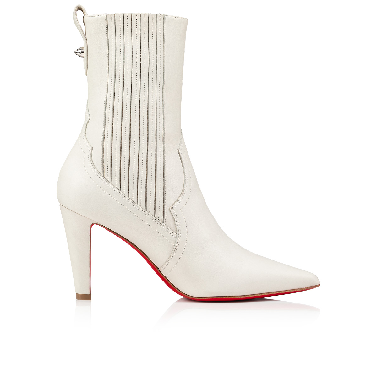 Botines Christian Louboutin Santigag Mujer Blancos | 4T8mbked