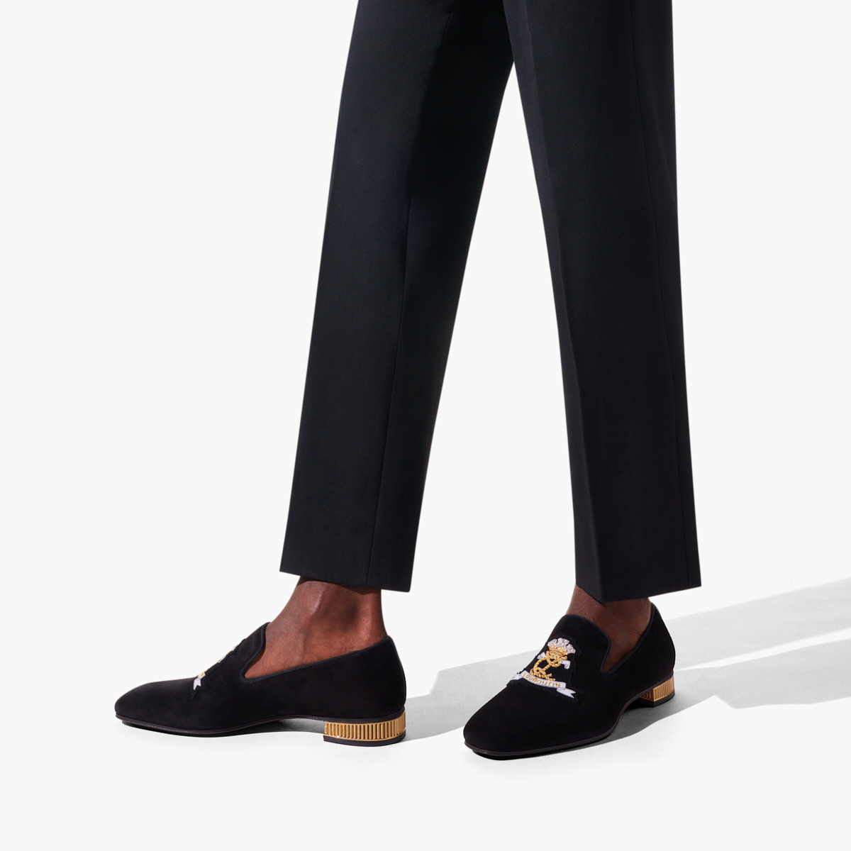 Loafers Christian Louboutin Colonnaki Cruise Hombre Negros | vYcDnOxN