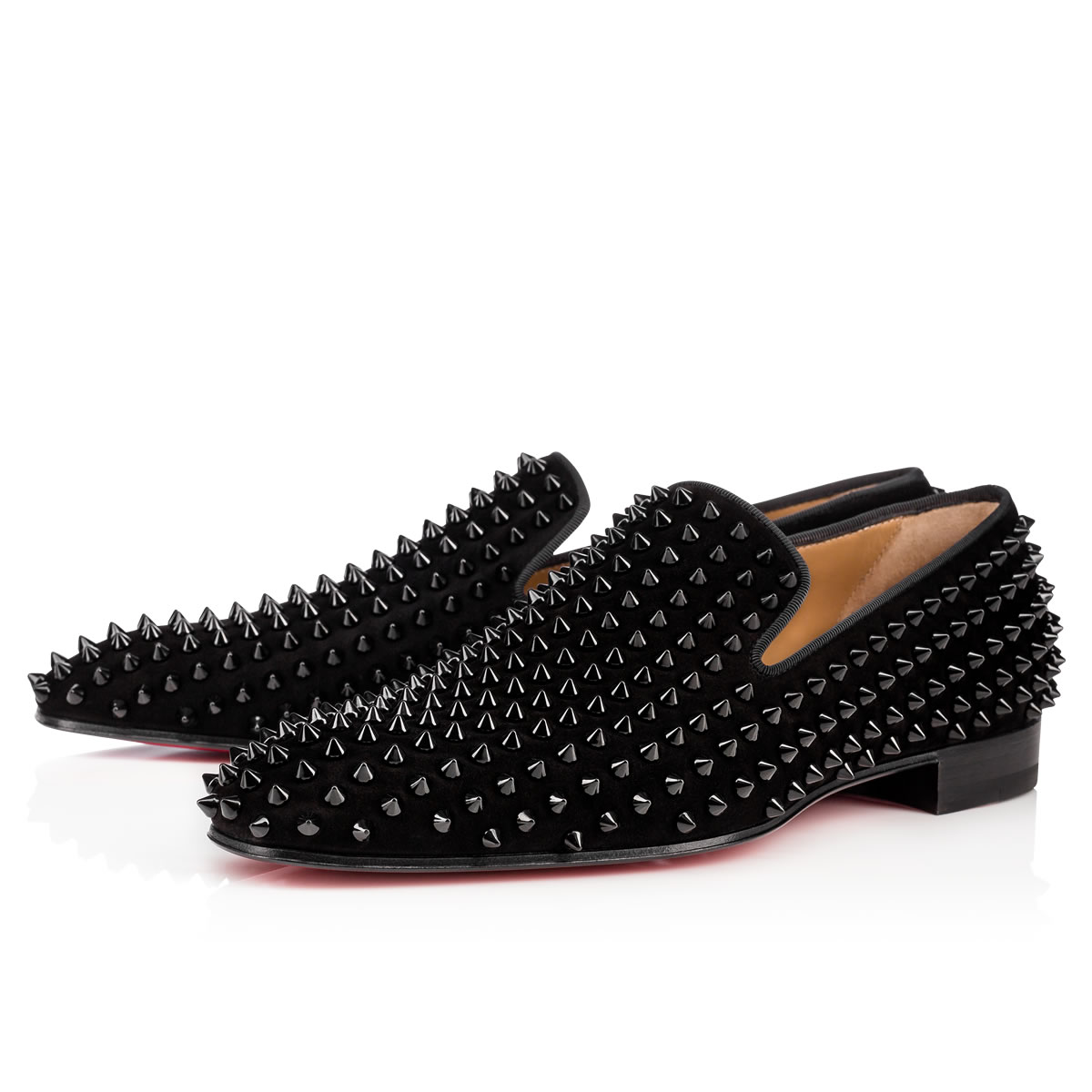 Loafers Christian Louboutin Dandelion Spikes Hombre Negros | Sm6h5JF5