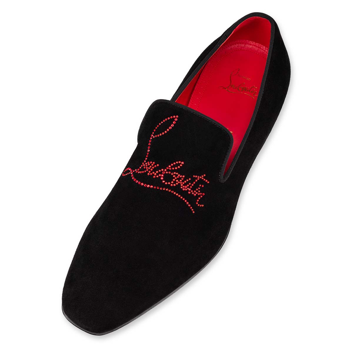 Loafers Christian Louboutin Navy Dandelion Strass Hombre Negros | KhMEj6pP