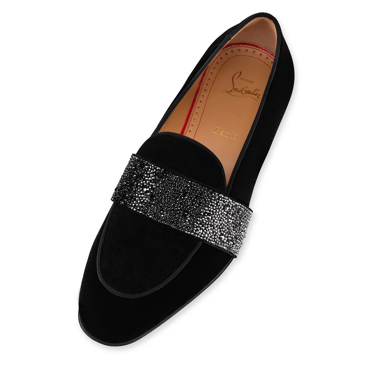 Loafers Christian Louboutin Nit Night Strass Hombre Negros | oaa3LhpC