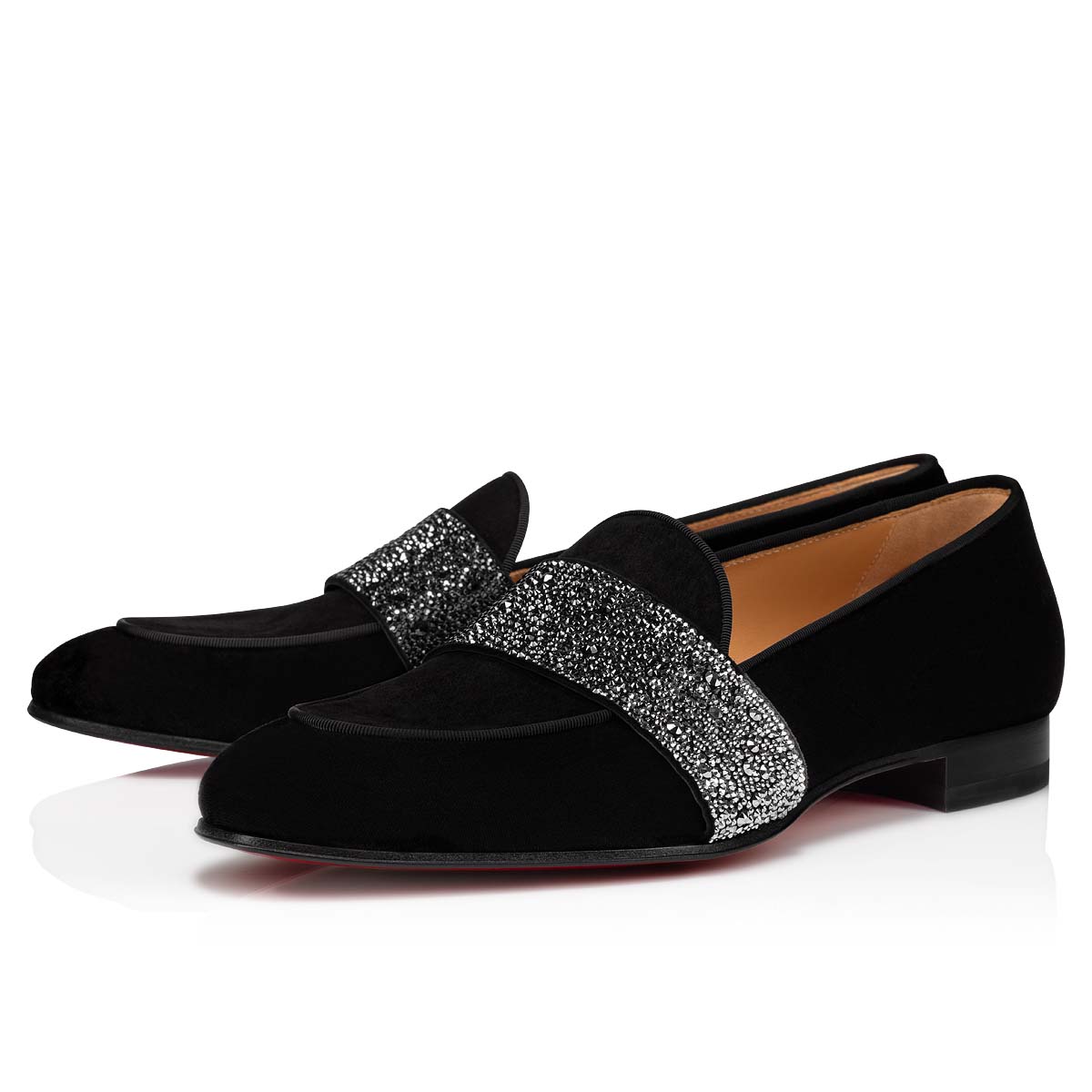 Loafers Christian Louboutin Nit Night Strass Hombre Negros | oaa3LhpC