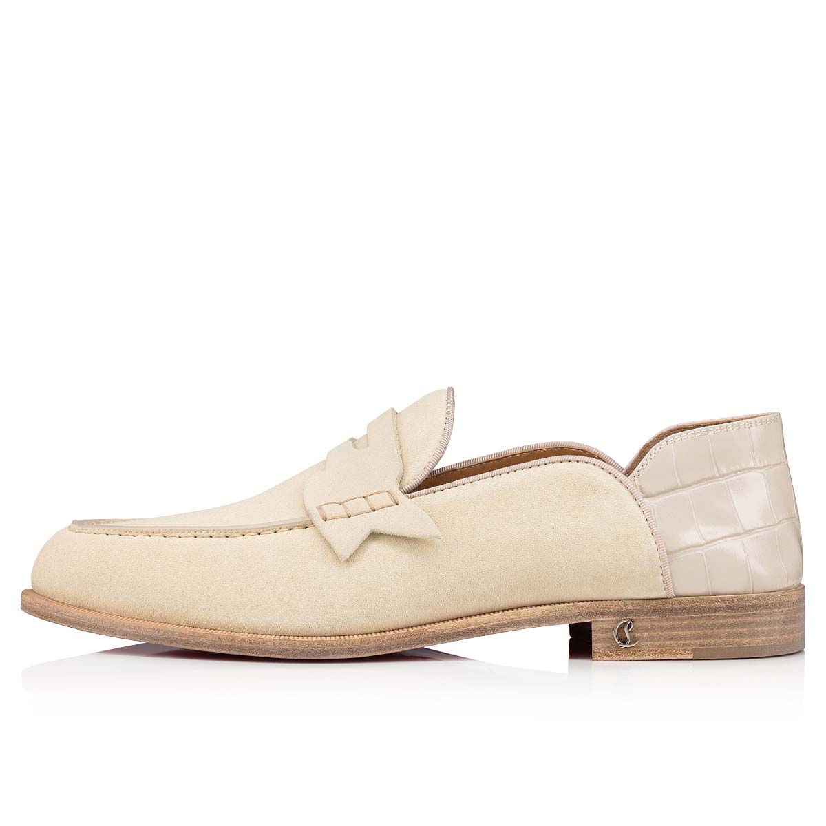 Loafers Christian Louboutin Penny No Back Hombre Blancos | 8T53YdLb