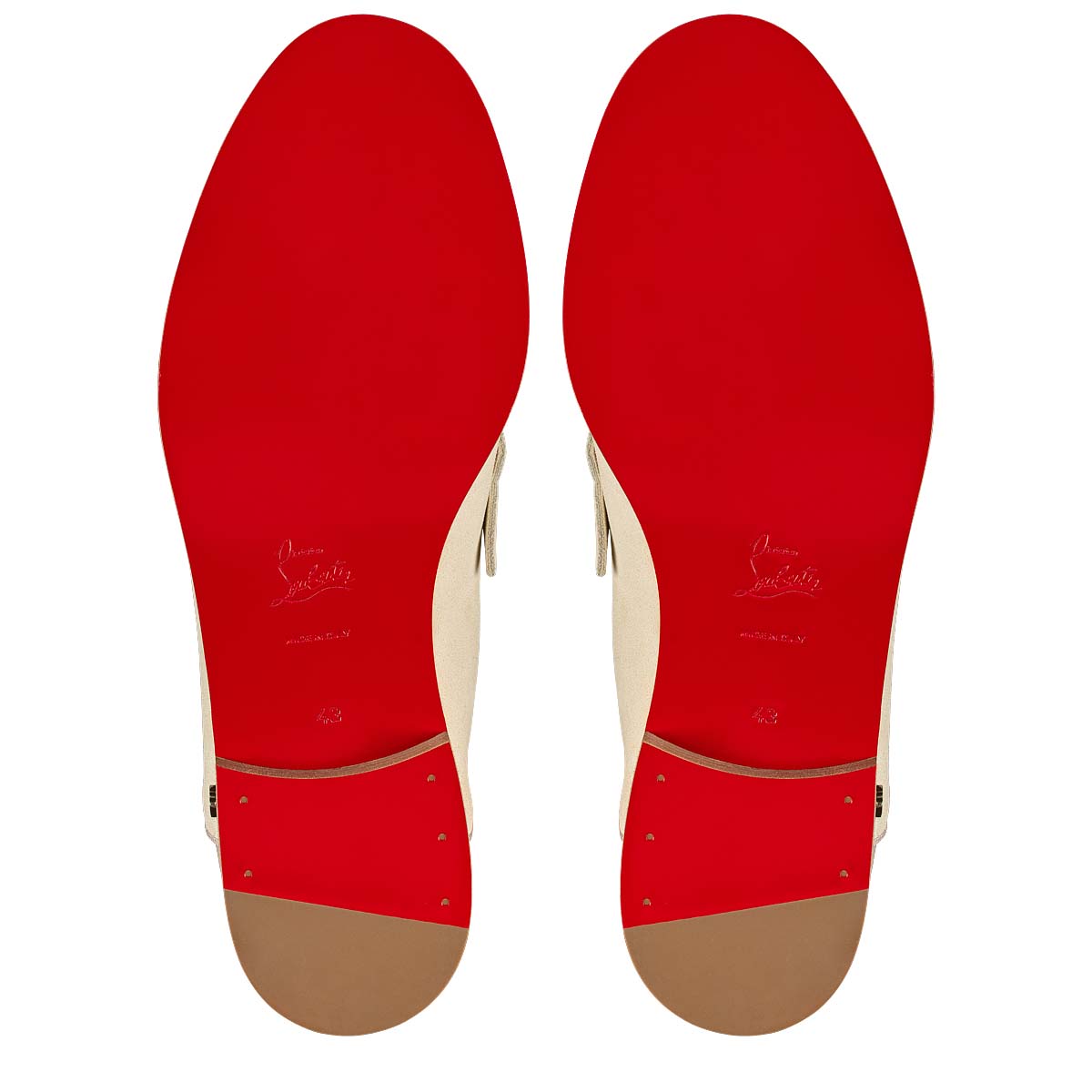 Loafers Christian Louboutin Penny No Back Hombre Blancos | 8T53YdLb