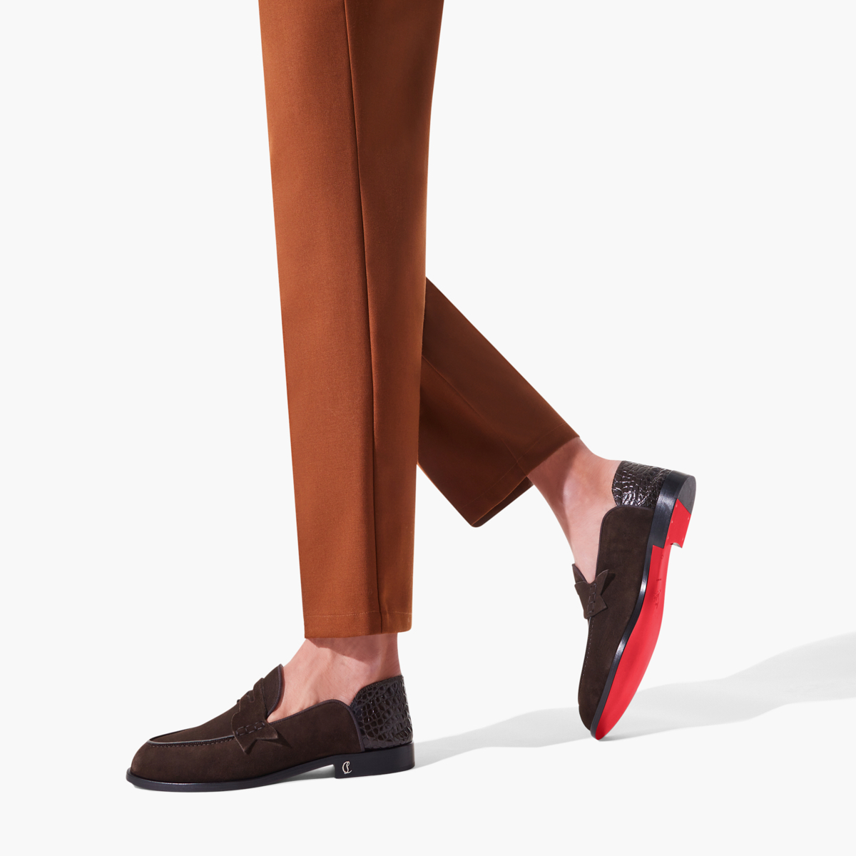 Loafers Christian Louboutin Penny No Back Hombre Marrom | ZubkaCGD