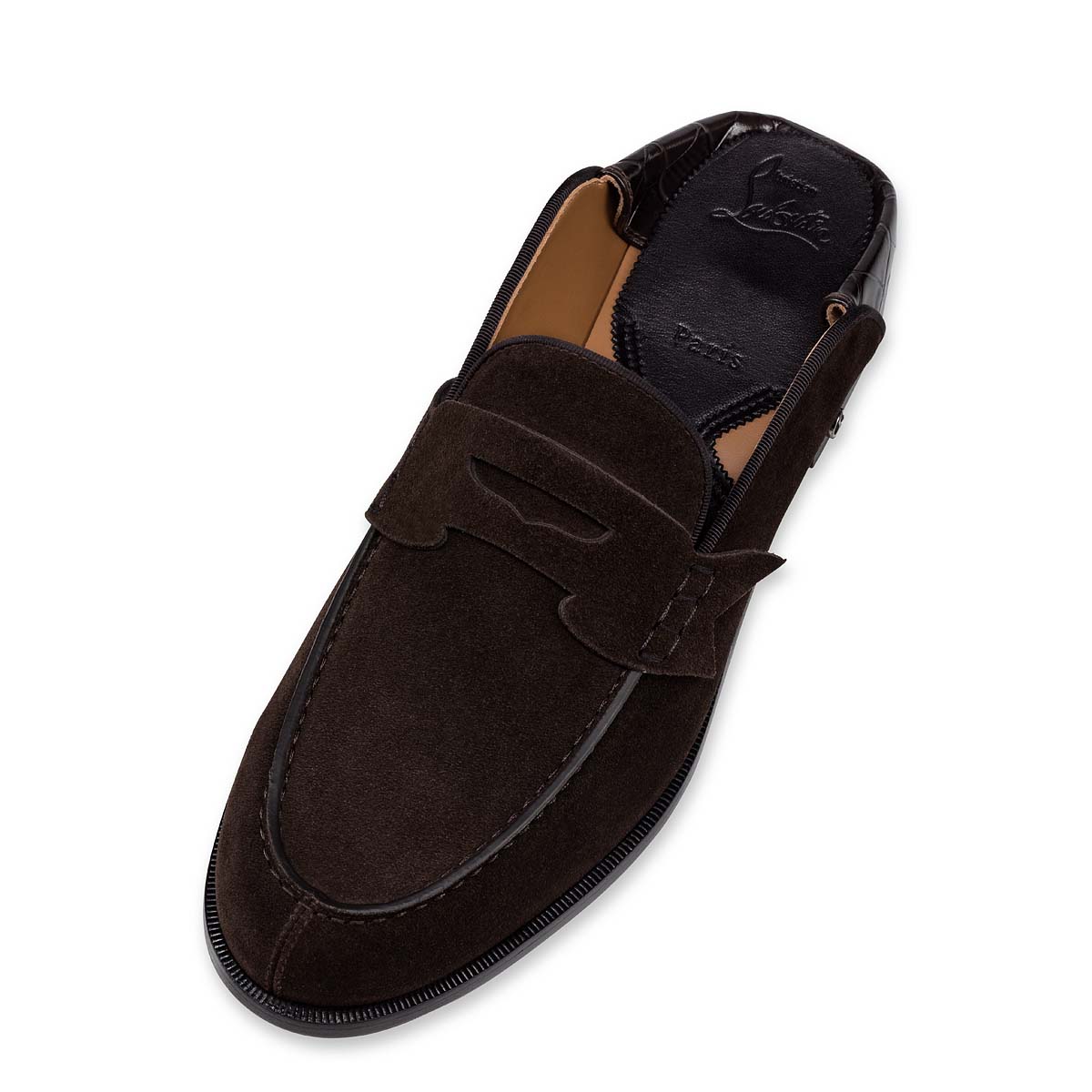 Loafers Christian Louboutin Penny No Back Hombre Marrom | ZubkaCGD