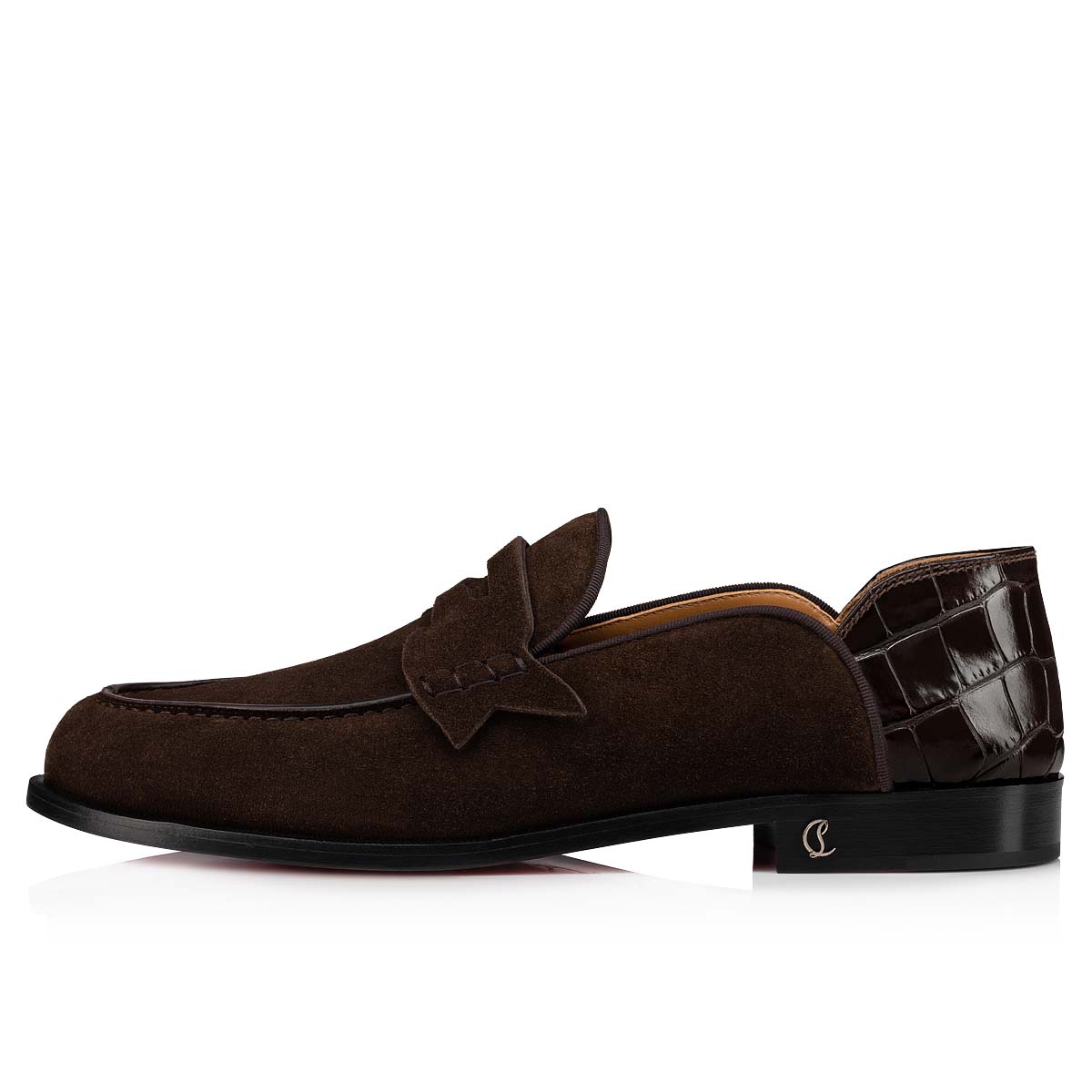 Loafers Christian Louboutin Penny No Back Hombre Marrom | ZubkaCGD