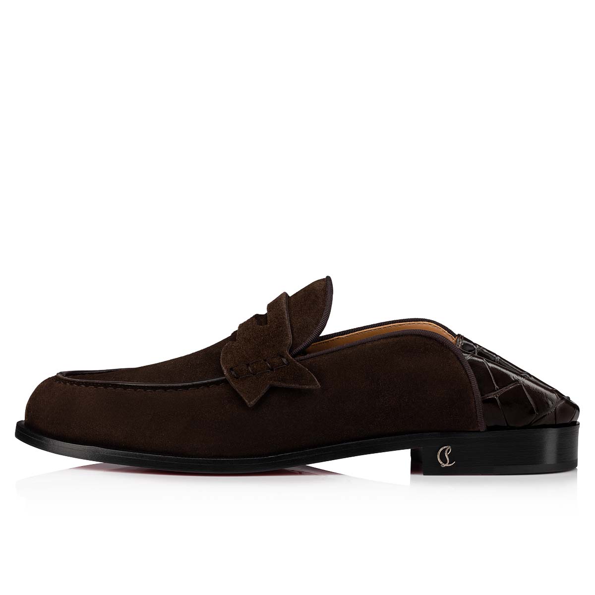 Loafers Christian Louboutin Penny No Back Hombre Marrom | ZubkaCGD