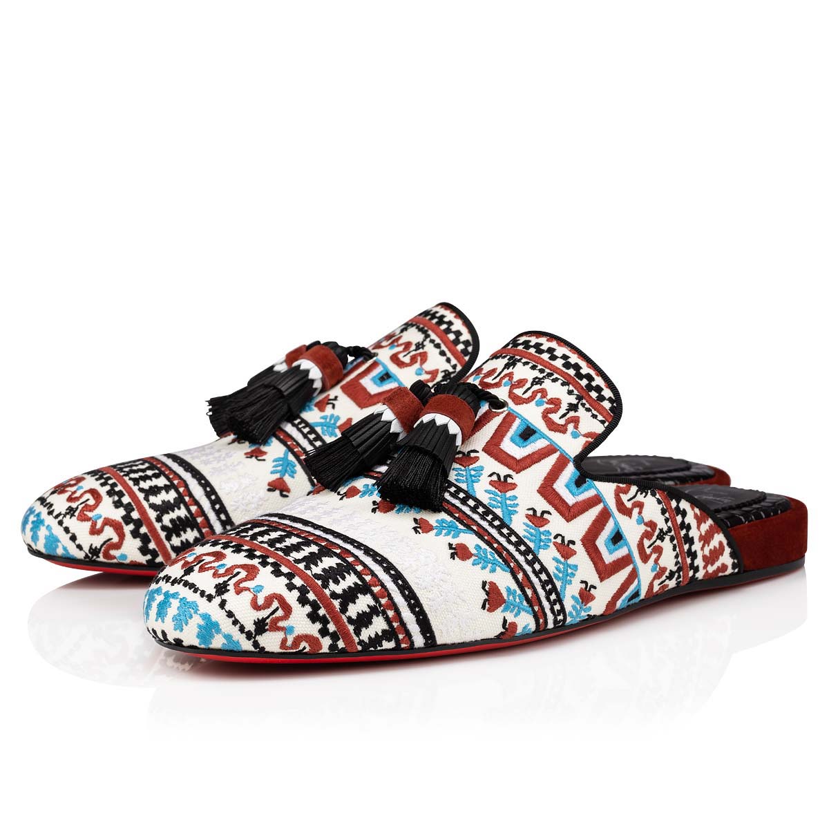 Mocassins Christian Louboutin Coolito Sun Greek Hombre Multicolor | LfRfTvbz