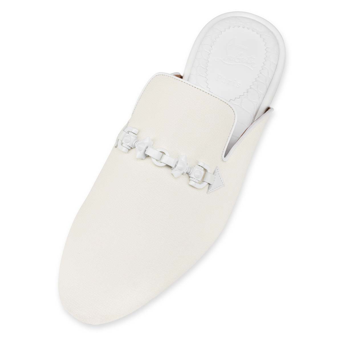 Mocassins Christian Louboutin Coolito Swing Man Hombre Blancos | h0QmBJu2