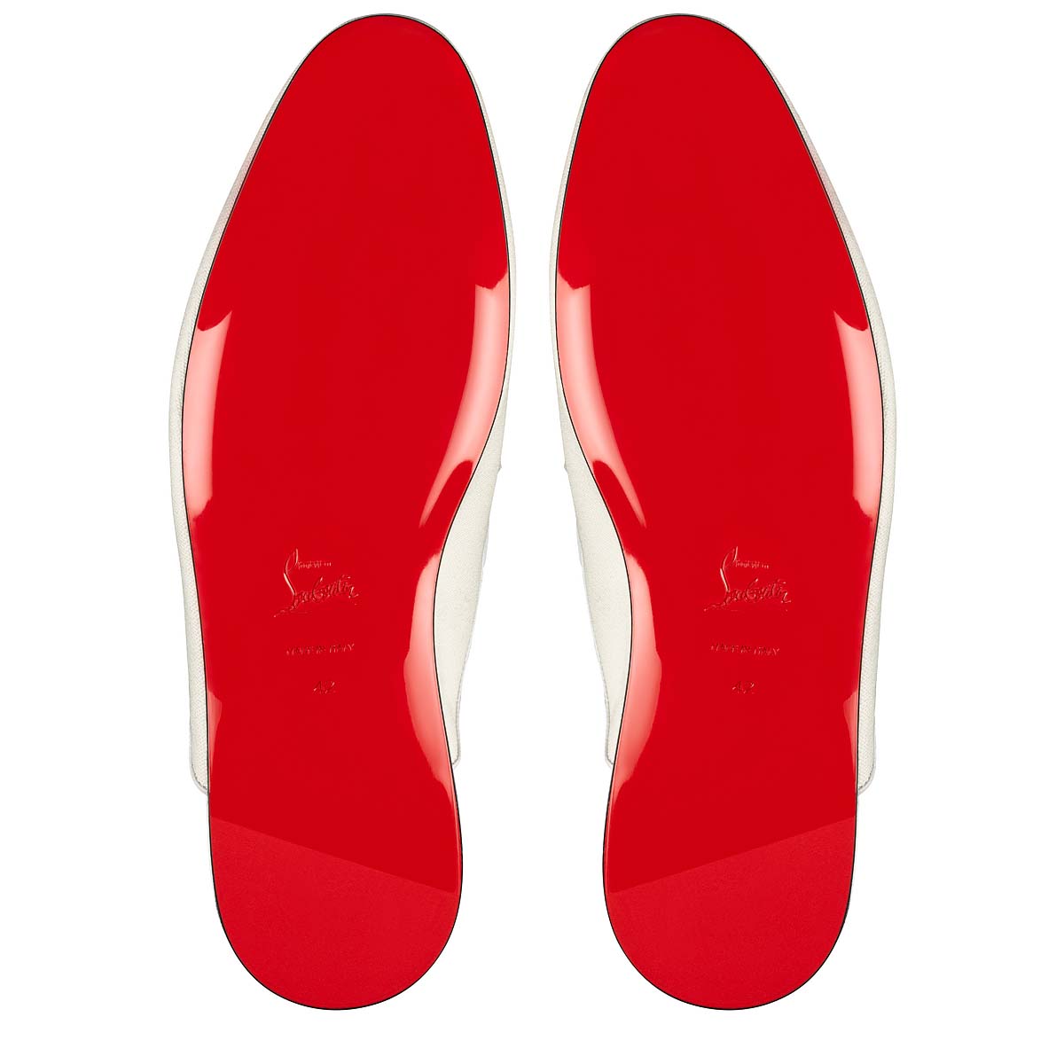 Mocassins Christian Louboutin Coolito Swing Man Hombre Blancos | h0QmBJu2