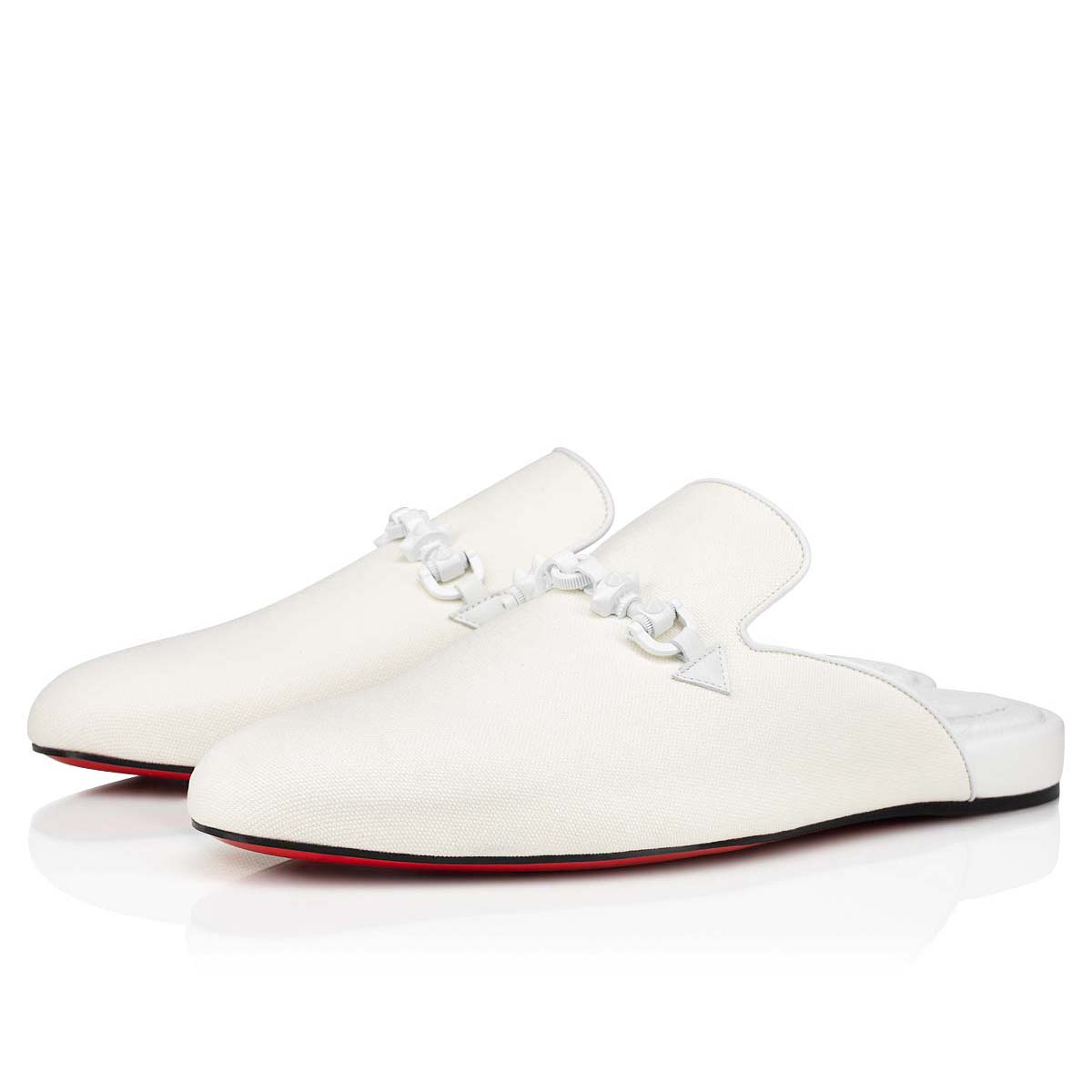 Mocassins Christian Louboutin Coolito Swing Man Hombre Blancos | h0QmBJu2