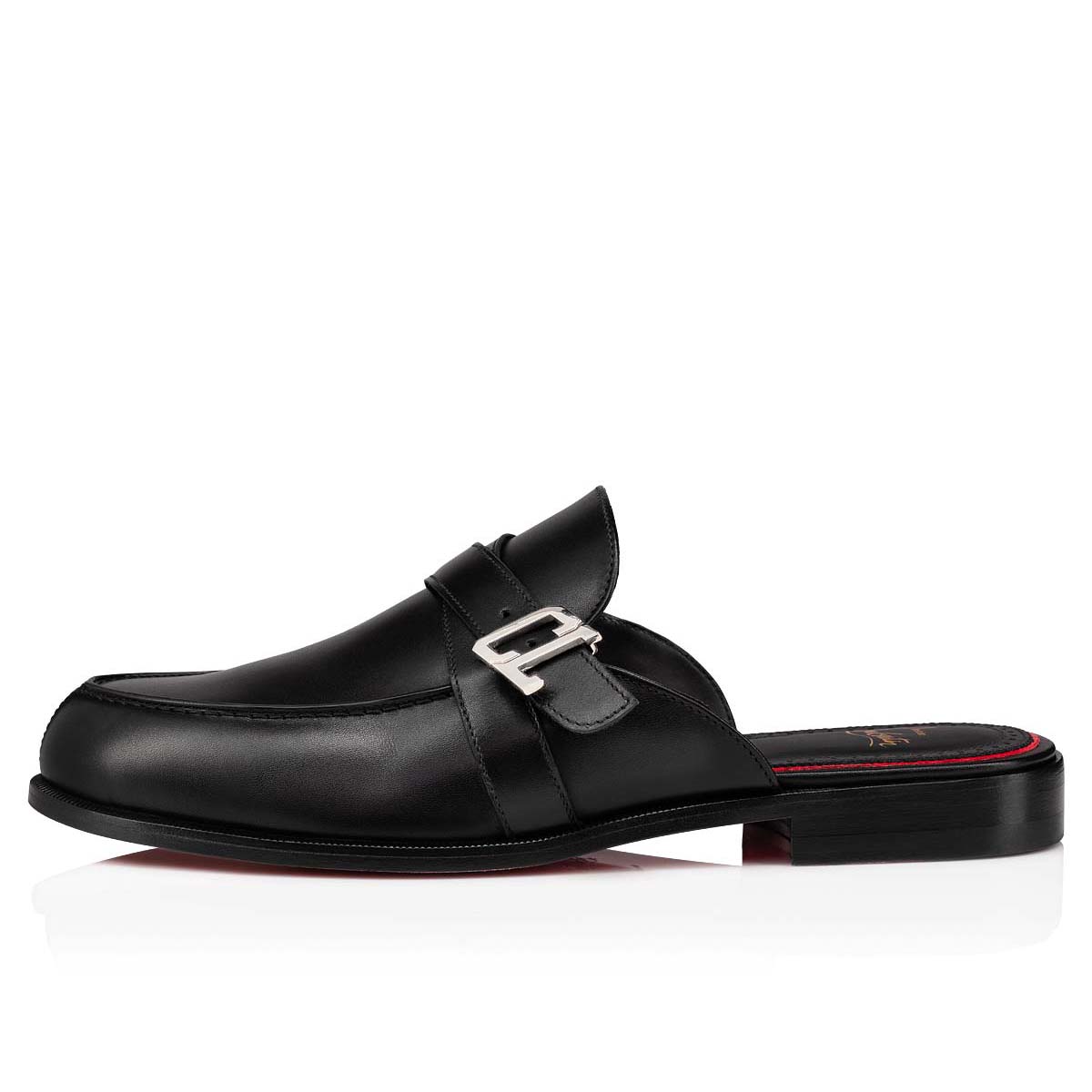 Mocassins Christian Louboutin Muloman Hombre Negros | MDX2p89K