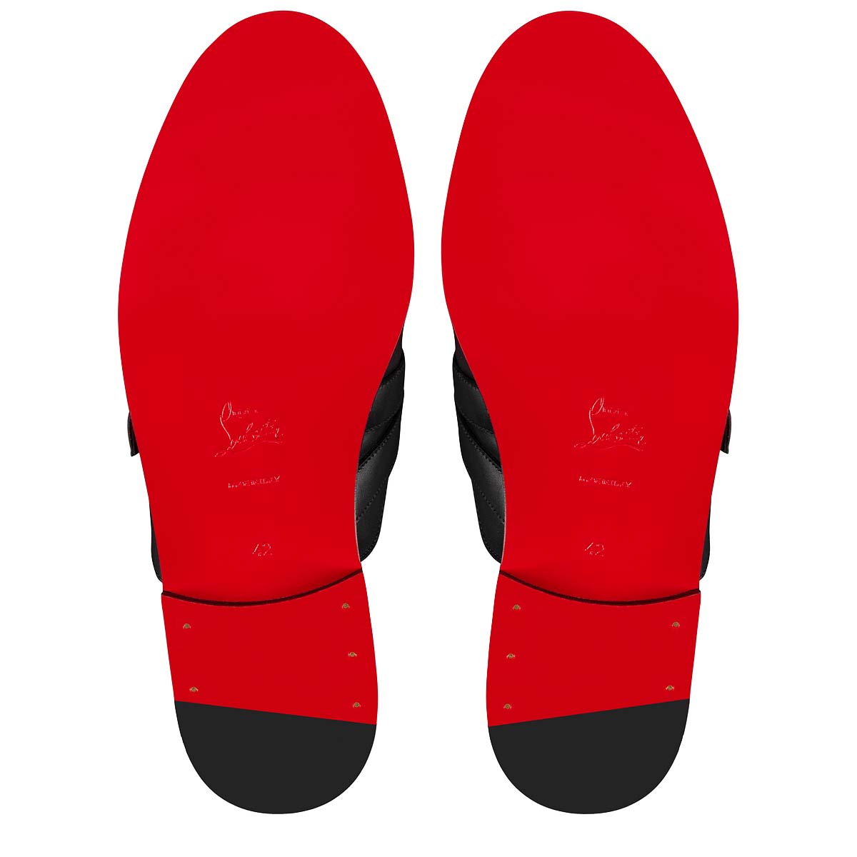 Mocassins Christian Louboutin Muloman Hombre Negros | MDX2p89K